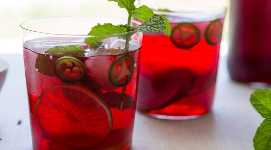 Hibiscus-Vodka Cocktail
