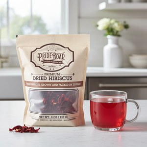 Premium Dried Hibiscus 8oz (Roselle) – USA Grown